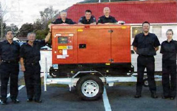NZ Fire Service - Generator Case Study - NZ Fire Service generator sets