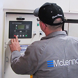 McLennan diesel generator engineer